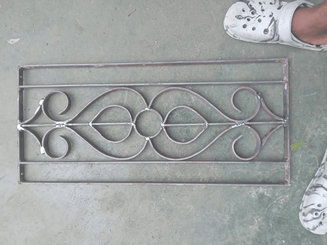 Designer Iron Window Grill — Home Security, Kushinagar
