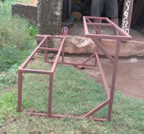 MS School Bench Fabrication — Metal Sitting Stand